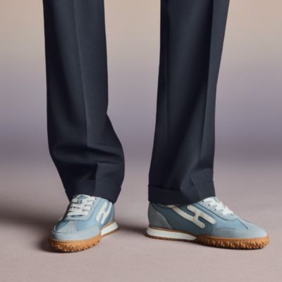 Blue - Jet - Hermès women's shoes & leather footwear | Hermès USA